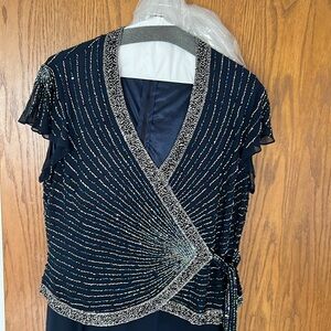 Mother of the bride dress,navy, size 12